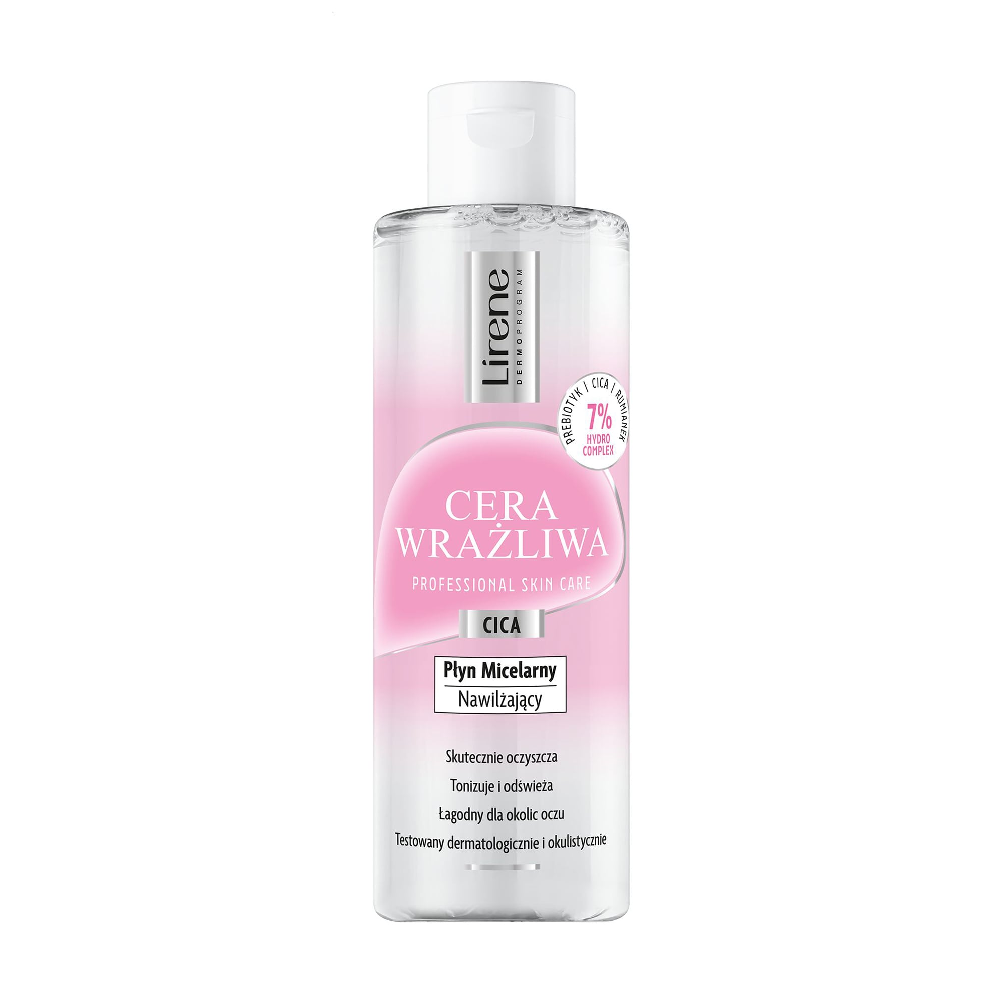 Зволожувальна міцелярний лосьйон для обличчя Lirene Sensitive Skin Moisturizing Micellar Lotion, 200 мл